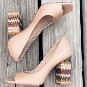 Sold Katy Perry nude - multicolored yute heels